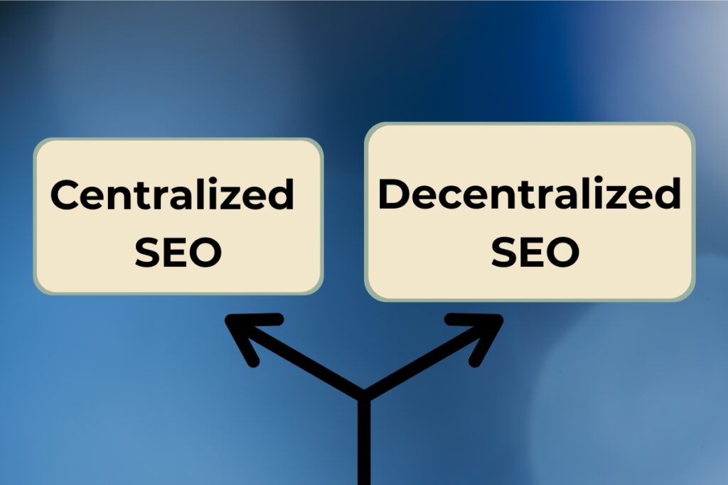 Local franchise -Seeo: Centralized against decentralized tips
