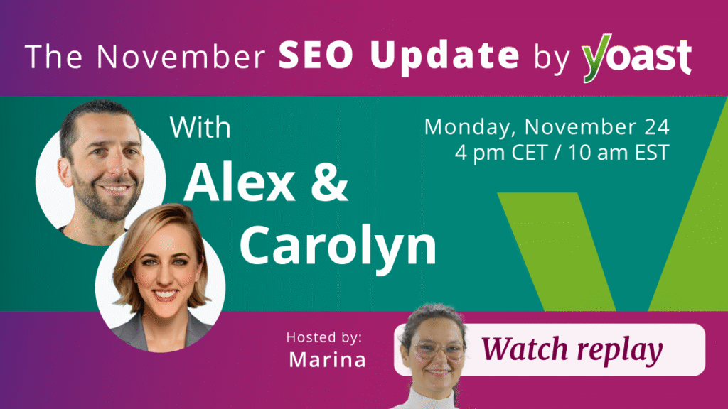 Yoast SEO Update, November 2025 Issue Summary • Yoast