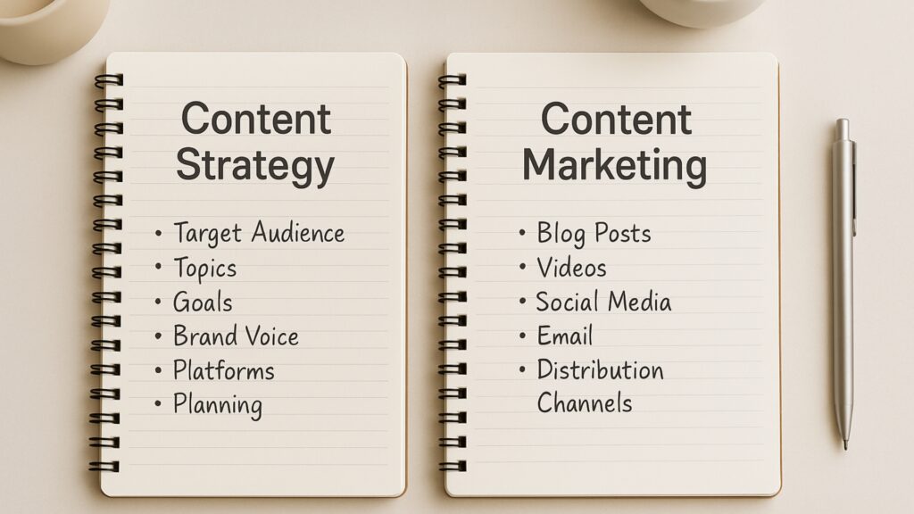 Content Strategy vs. Content Marketing: Key Differences Content Strategy vs. Content Marketing: Key Differences