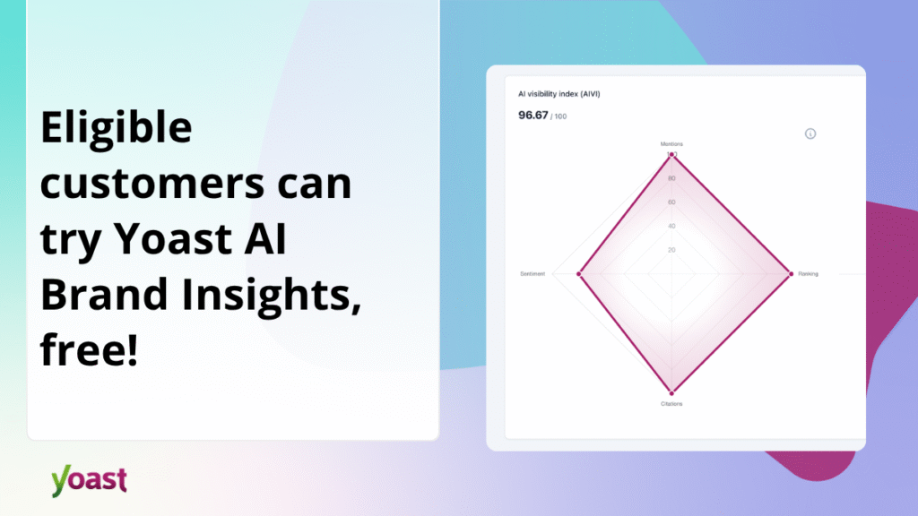 See how your brand appears in AI-generated responses for free • Yoast