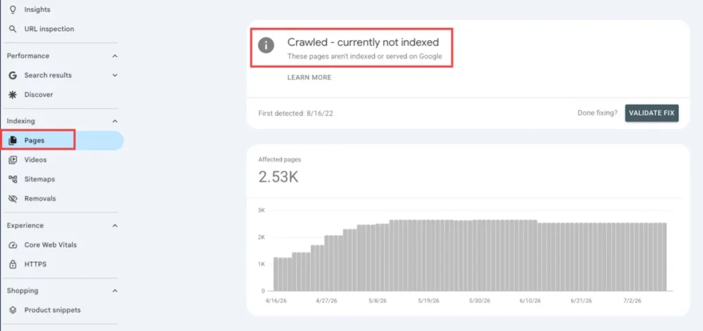 Why your pages are stuck in crawling and are currently not indexed. And what you can do about it. Why your pages are stuck in crawling and are currently not indexed. And what you can do about it.